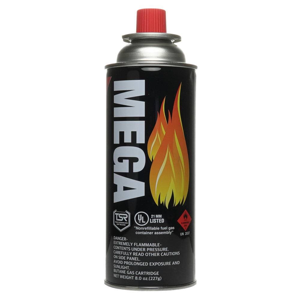 Mega 8oz Butane Stove Gas (Pack of 4)