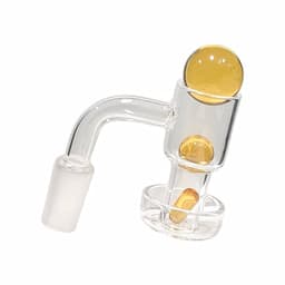 QB50 —- Assorted Colors 90° 14mm Male Flat Top Slurper Complete Set (11090)