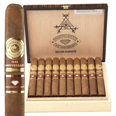 Montecristo Anniversary 1935 Edicion Diamante Toro, 6 x 55 (Box of 10)