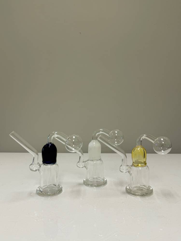 OB164 - 4" Assorted Colors Glass Oil Burner