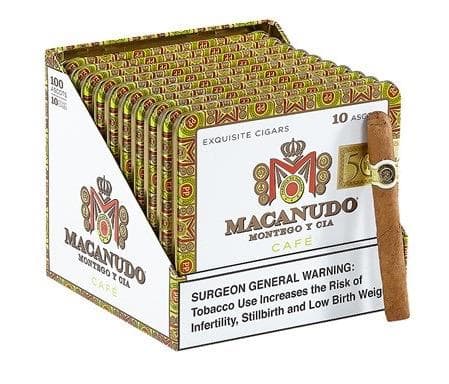 Macanudo Cafe Ascots, 4.188 x 32 (10 Tins of 10)