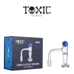TXQB18 - Toxic 14MM 90° Nebula Fully Welded Terp Slurper Set