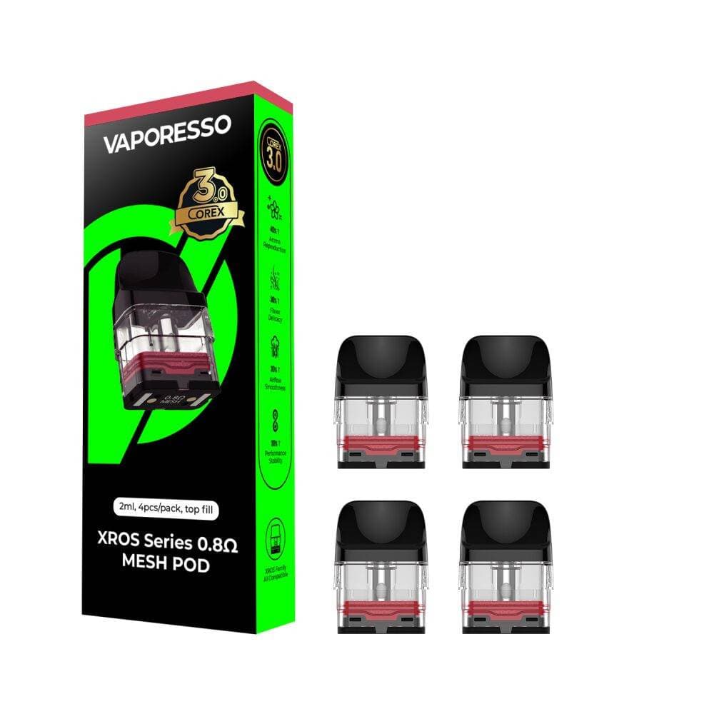 Vaporesso Corex 3.0 XROS Series 0.8OHM Mesh Pod (4ct/2ML)