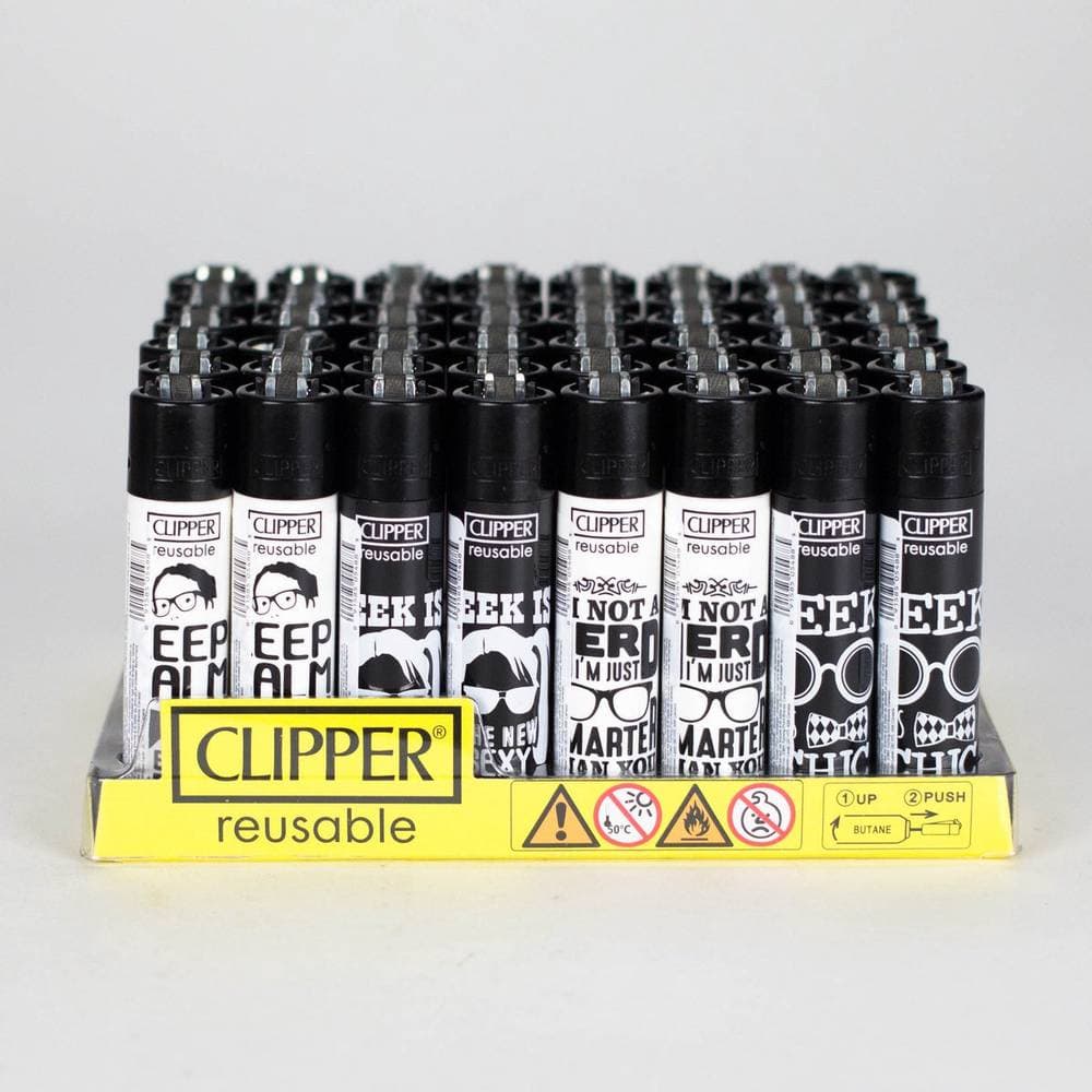 Clipper Classic Lighter Nerd Sentences (48ct)