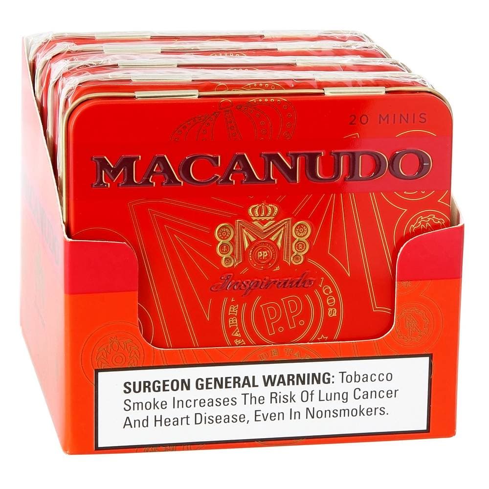 Macanudo Inspirado Orange Mini, 3 x 20, (5 Tins of 20)