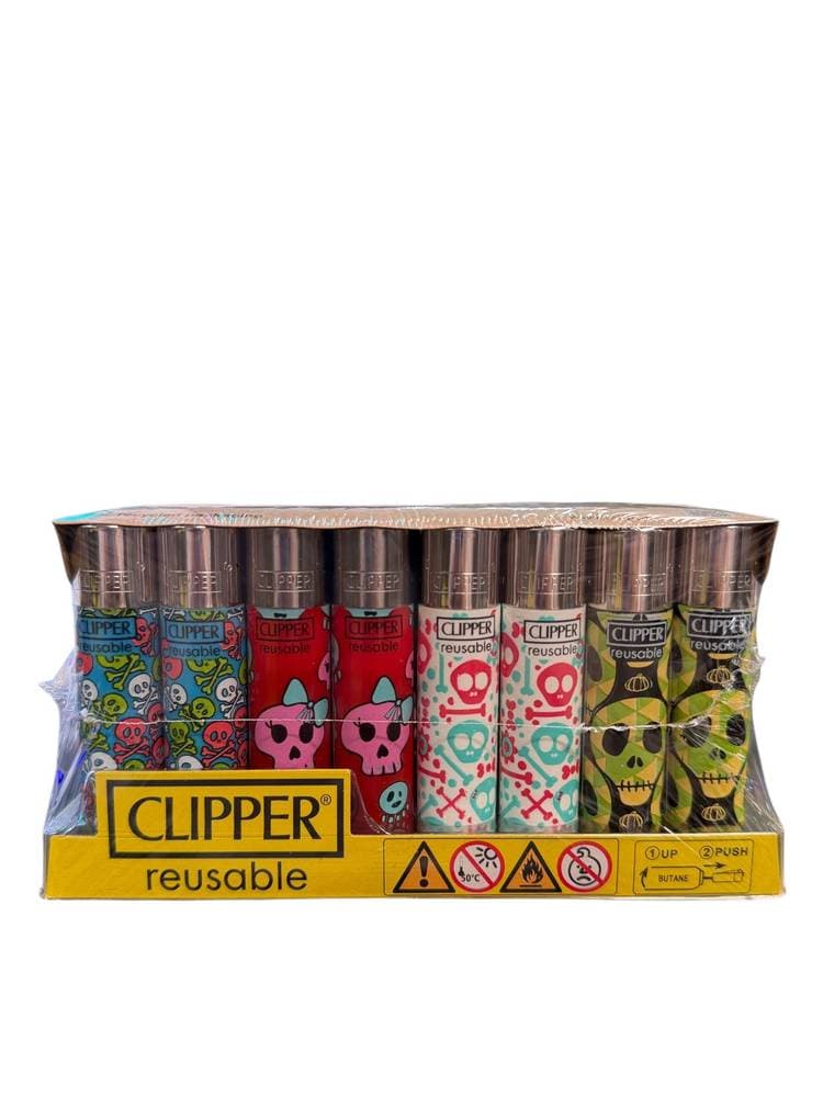 Clipper Classic Lighter Skull (48ct)