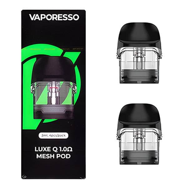 Vaporesso Luxe Q 1.0OHM Mesh Pod Compatible with All Luxe Q Series (4ct/2ML)