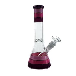 F140 - 10" Tri Color Designed Water Pipe
