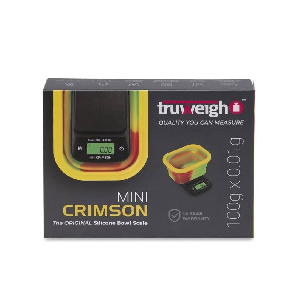 Truweigh Mini Crismon Silicone Bowl Scale Rasta (100g x 0.01g)