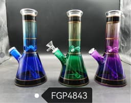 F111 - 10" 5MM Thickness Colorful Beaker