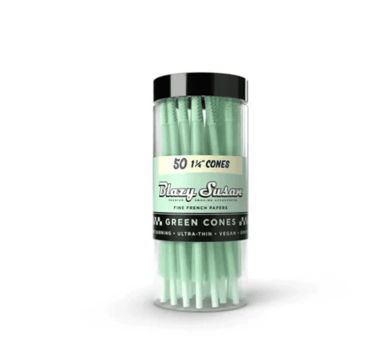 Blazy Susan Green 1-1/4" Cones (50ct)