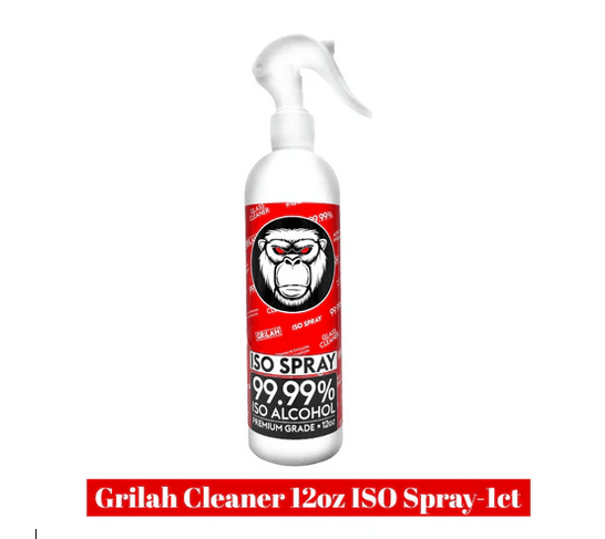 Grilah ISO 99.99% Alcohol Glass Cleaner Spray (12oz)