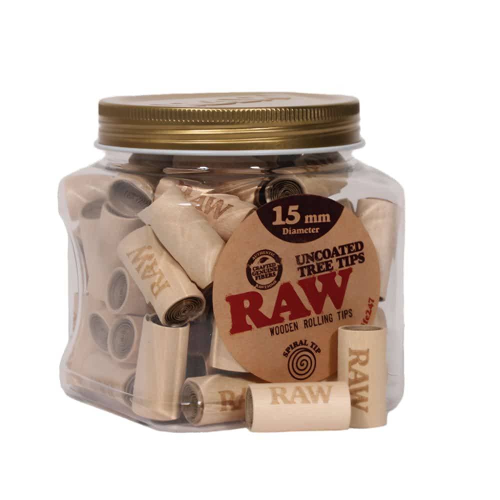 RAW Uncoated 15MM x 30MM Tree Tips (65ct)