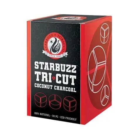 Starbuzz Tri Cut Coconut Charcoal (72ct)