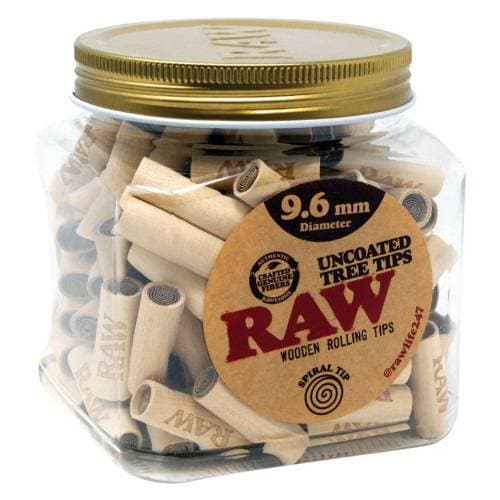 RAW Uncoated 9.6MM x 30MM Tree Tips (65ct)