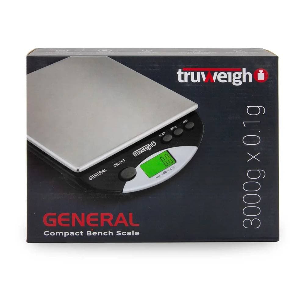 Truweigh General Compact Bench Scale (3000g x 0.1g)