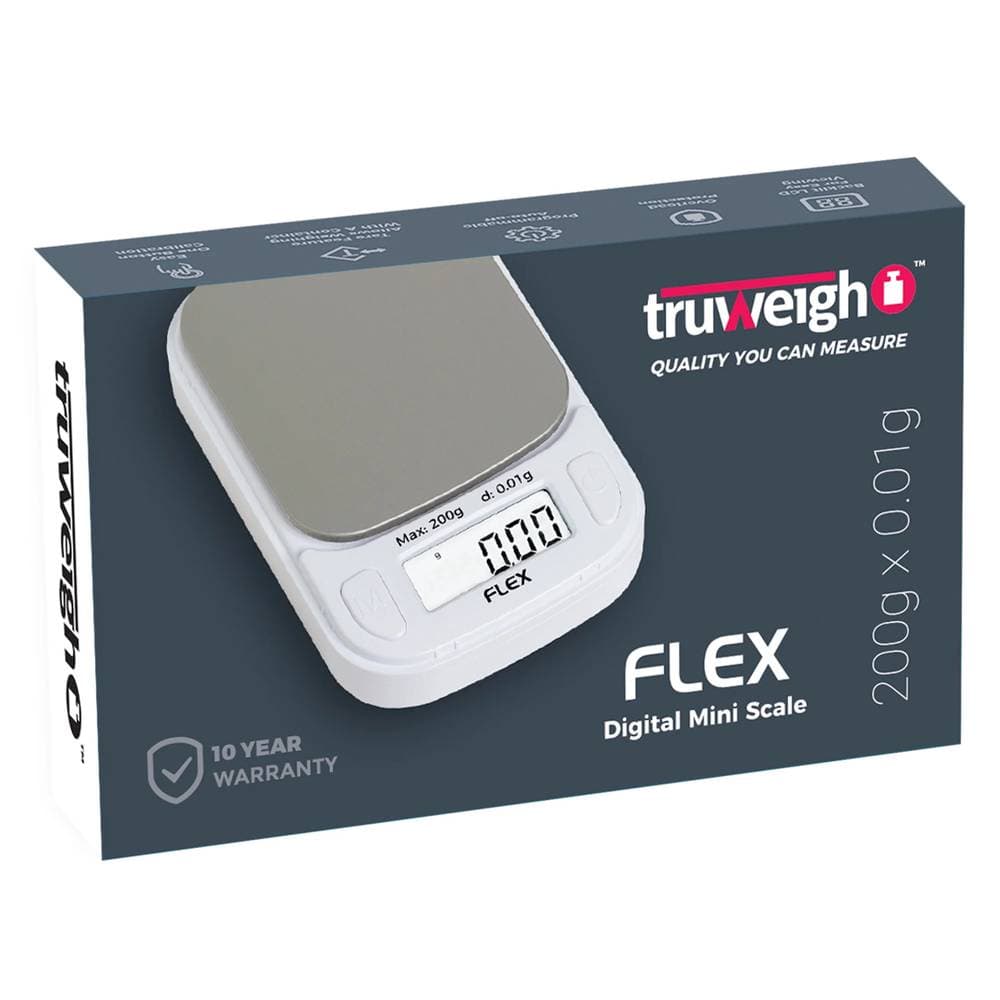 Truweigh FLEX Digital Mini Scale White (200g x 0.01g)