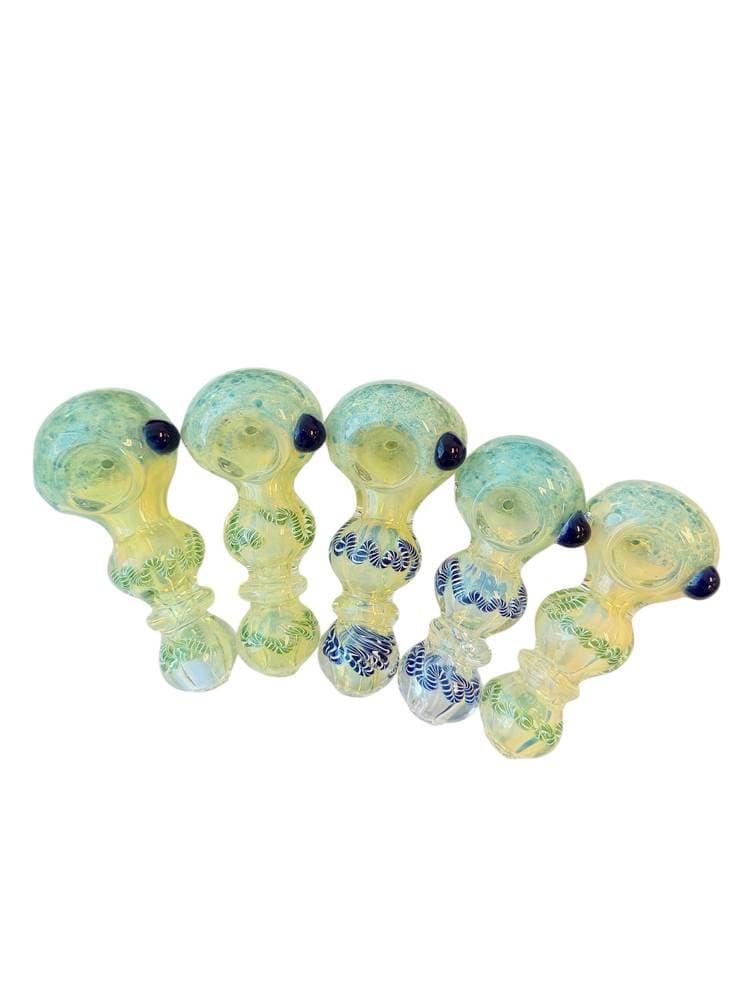 H57 - Spiral Ring Design Hand Pipe (Pack of 5 (Unit Cost $4.99)