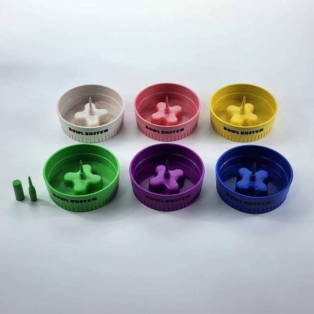 ASH7 - 1.5" Biodegradable Ashtray with Built in Poker Bowl Buster (18ct)