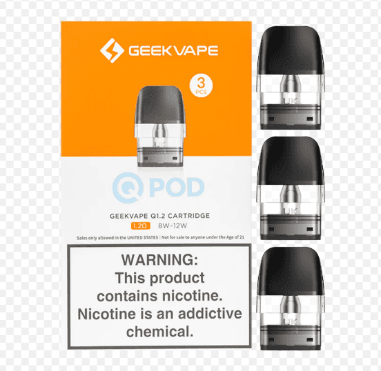 Geekvape Q Pod Side Fill Mesh Coil 1.2 Cartridge (3ct)