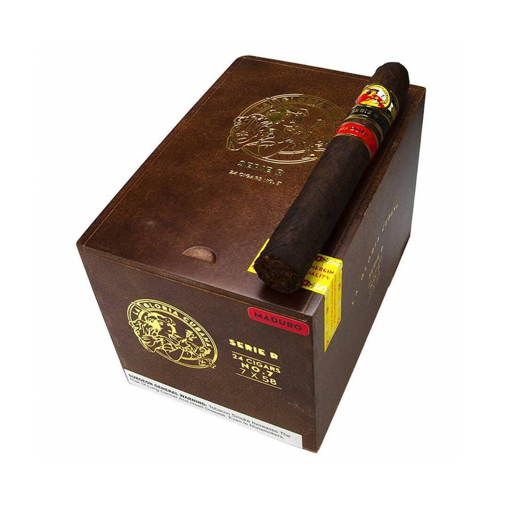 La Gloria Cubana Series R No.7 Maduro, 7 x 58 (Box of 24)
