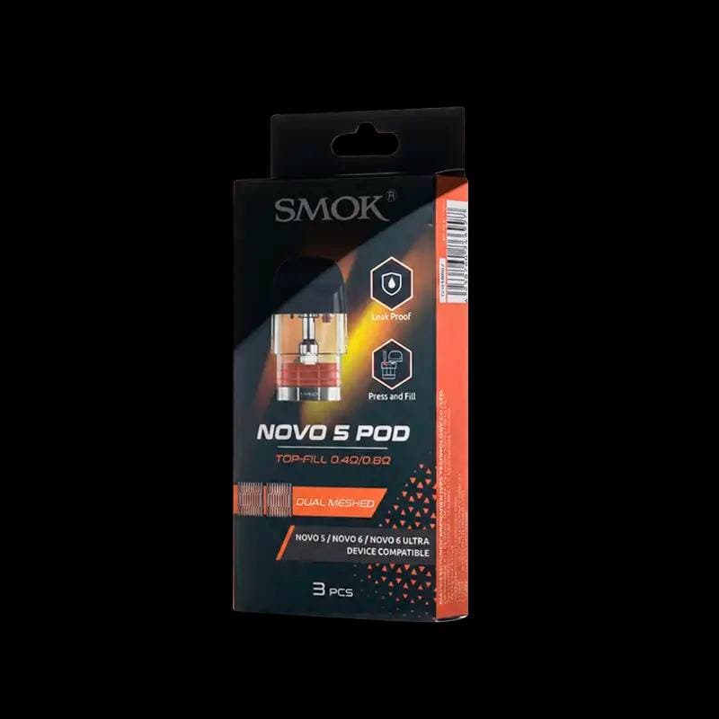 SMOK Novo 5 Top Fill 0.4OHM/0.8OHM Pod (3ct)