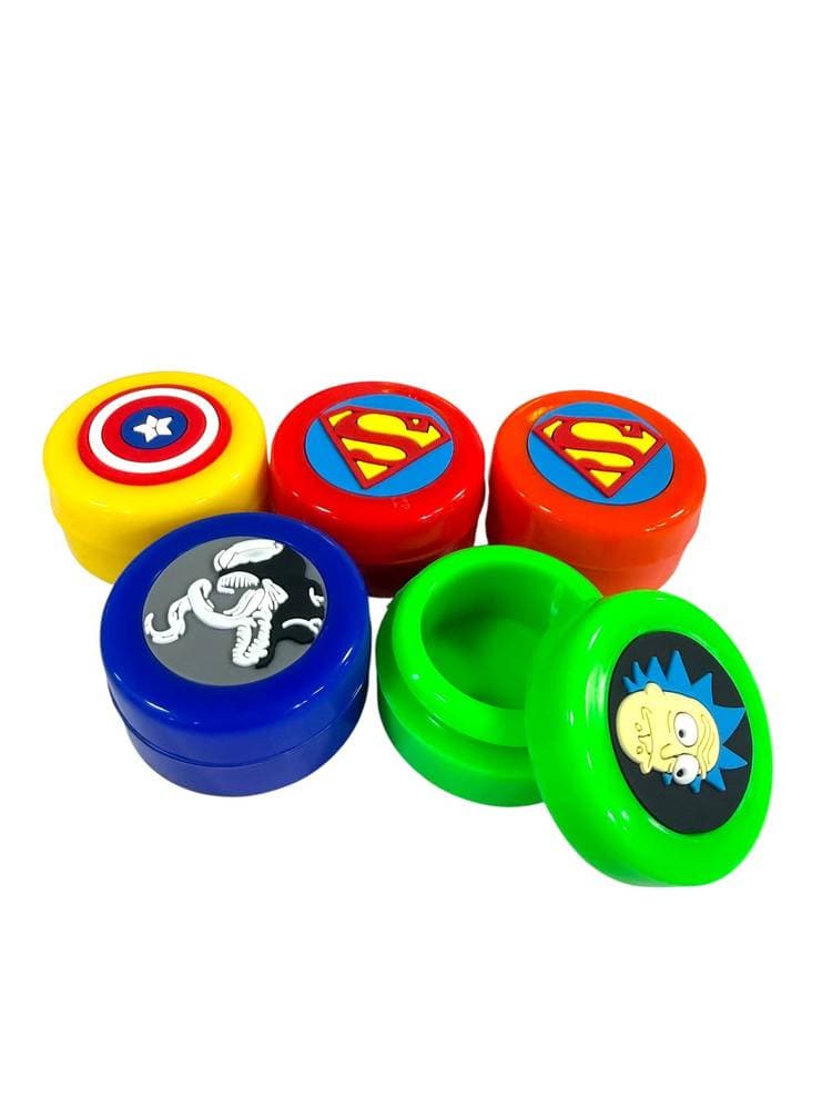 SJ39 CHARACTERS SILICON JARS (PACK OF 5) (Unit Cost $1.99)