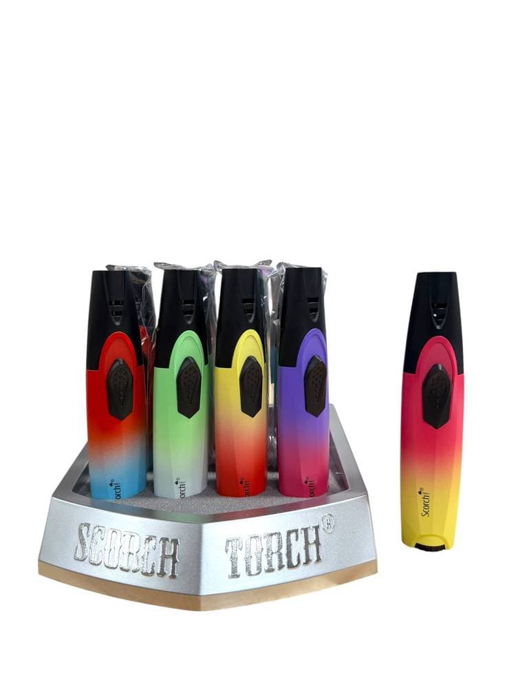 Scorch Torch 61891 6" Tall Single Flame Torch Lighter (12ct)