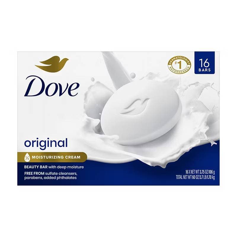 Dove Original Moisturizing Cream Soap Bar (16ct) (Unit Cost $1.15)
