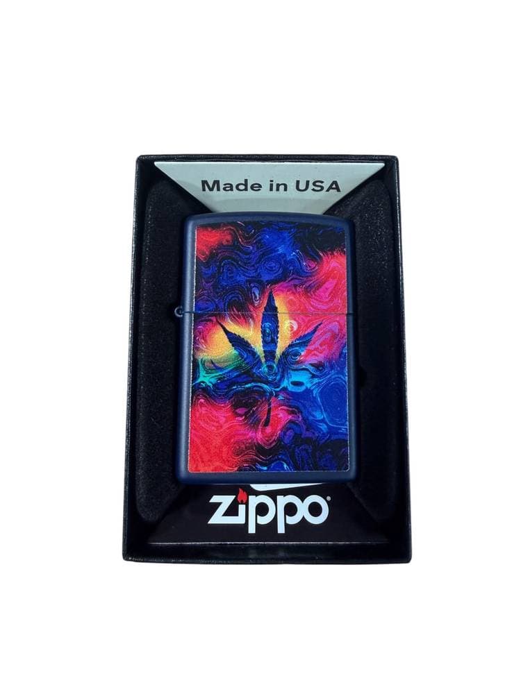 Zippo Lighter 47507 Tie Dye Leaf Design