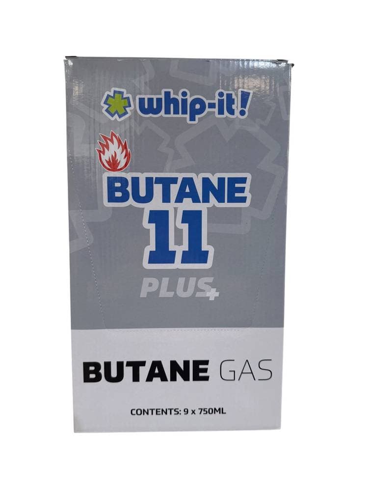 Whip it Butane 11 Plus 750ML (9ct)