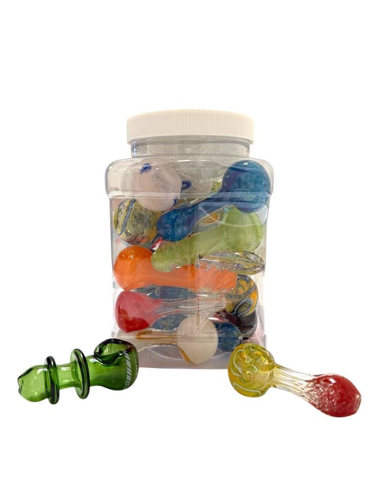HP1 - 4" Assorted Design Hand Pipe Jar (26ct) (Unit Cost $1.50)