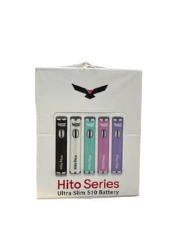 Yocan Hito Series Ultra Slim 510 Battery (Hito+Hito Plus) (Mixed Colors) (20ct)