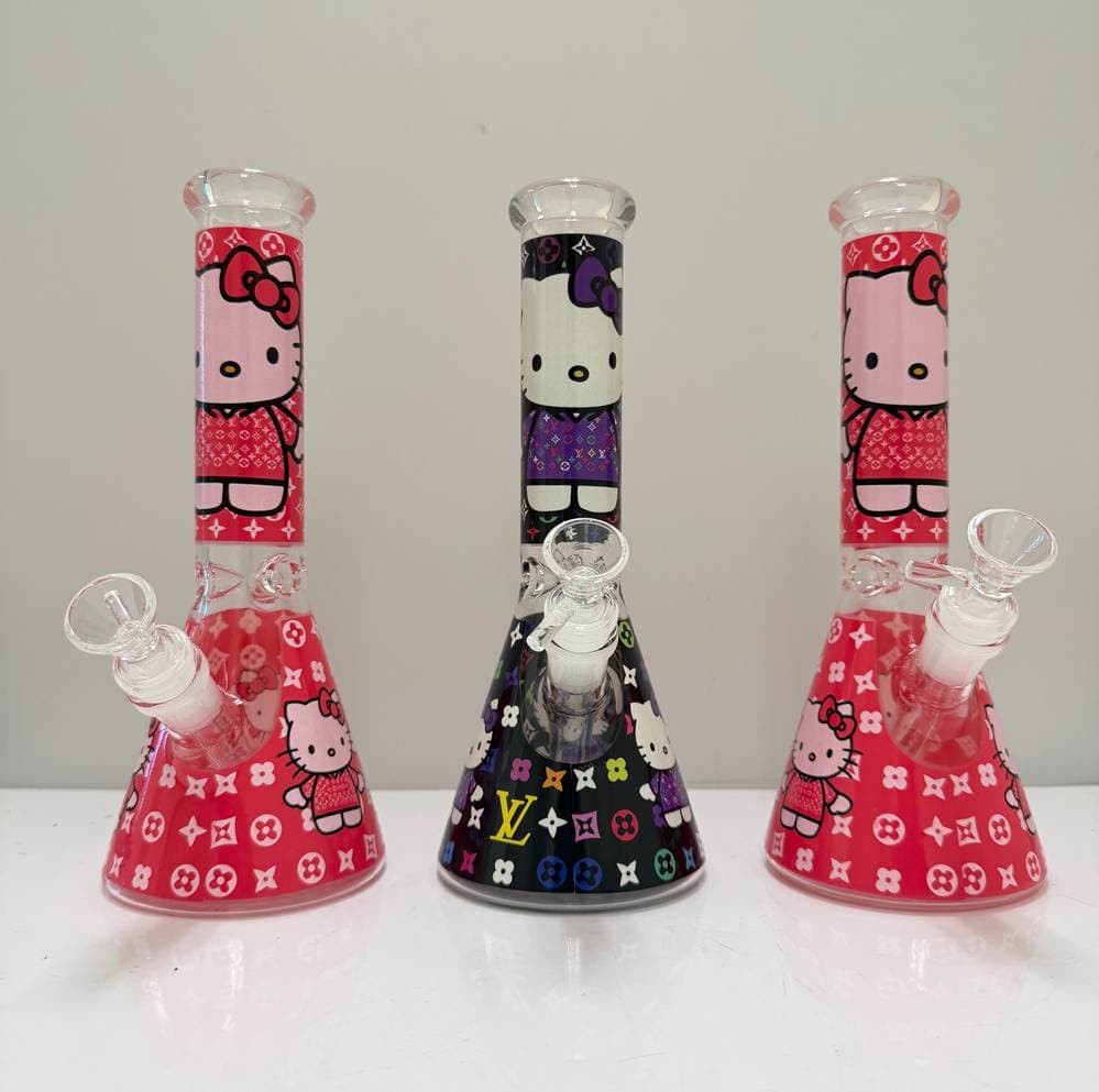 K20 - 10" Hello Cat Designer Beaker