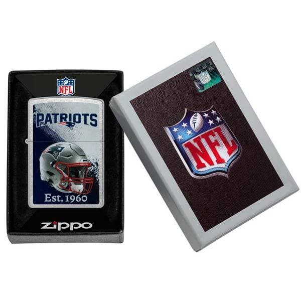 Zippo Lighter 47704 NFL New England Patriots