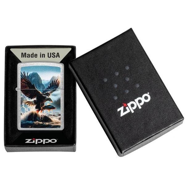 Zippo Lighter 47188 Eagle and Fish