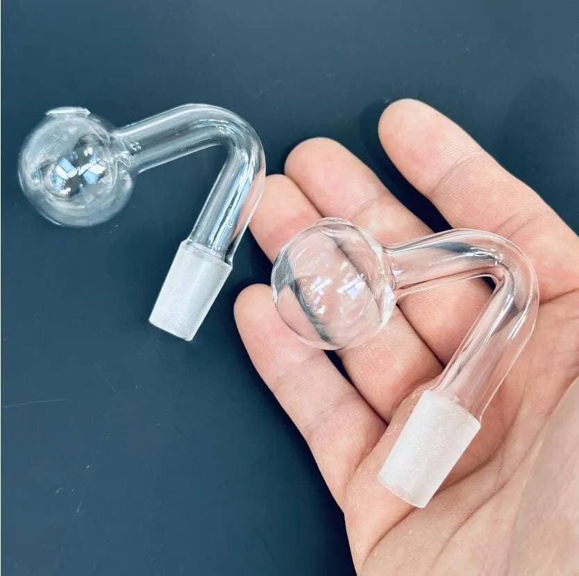 OB166 - 14mm 45 Degree Big Bowl Size Thick Clear Attachments (Pack of 20) (Unit Cost $1.75)