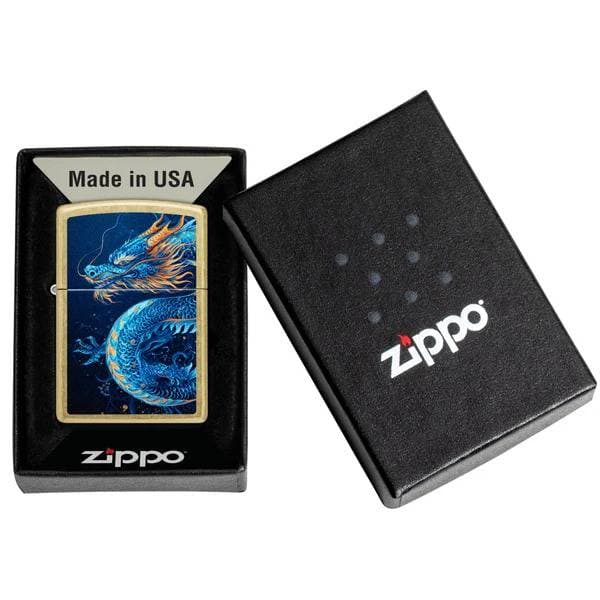 Zippo Lighter 47178 Blue Dragon