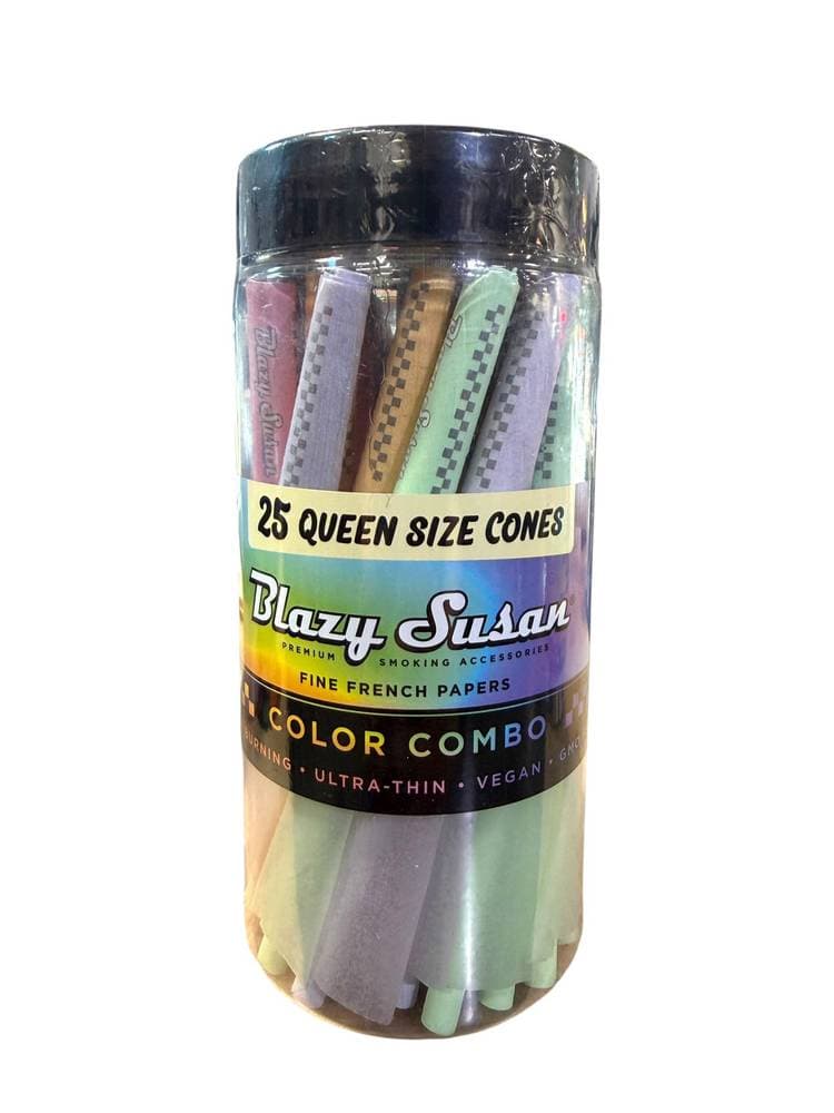 Blazy Susan Rainbow Cones 25 Queen Size (25ct)