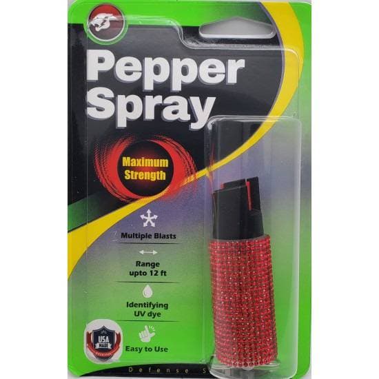 CH-33 - Assorted Colors Pepper Spray Bling