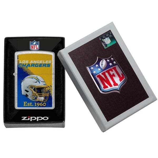 Zippo Lighter 47699 NFL Los Angeles Chargers