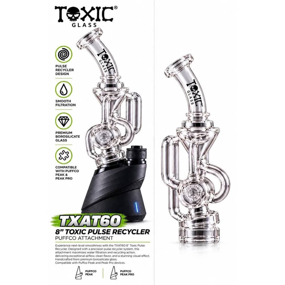 TXAT60 - 8" Toxic Pulse Recycler Puffco Attachment