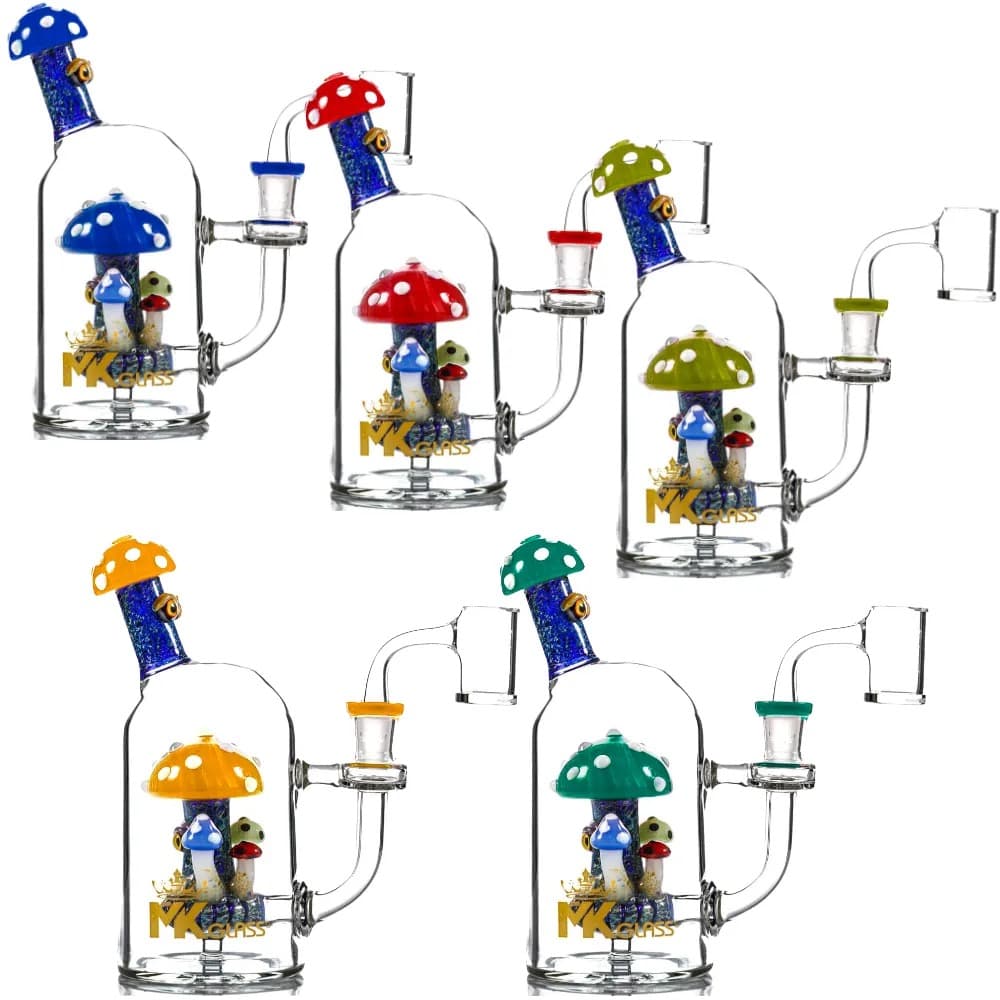 MK100 7″ Trippy Mushroom Premium Dab Kit