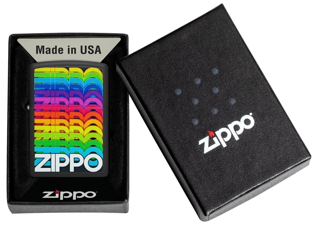 Zippo Lighter 46234 Rainbow Zippo Design