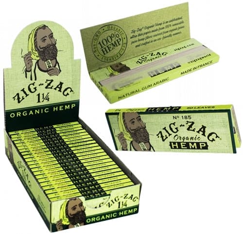 Zig Zag Organic Hemp Ultra Thin Slow Burning 1 1/4 Papers