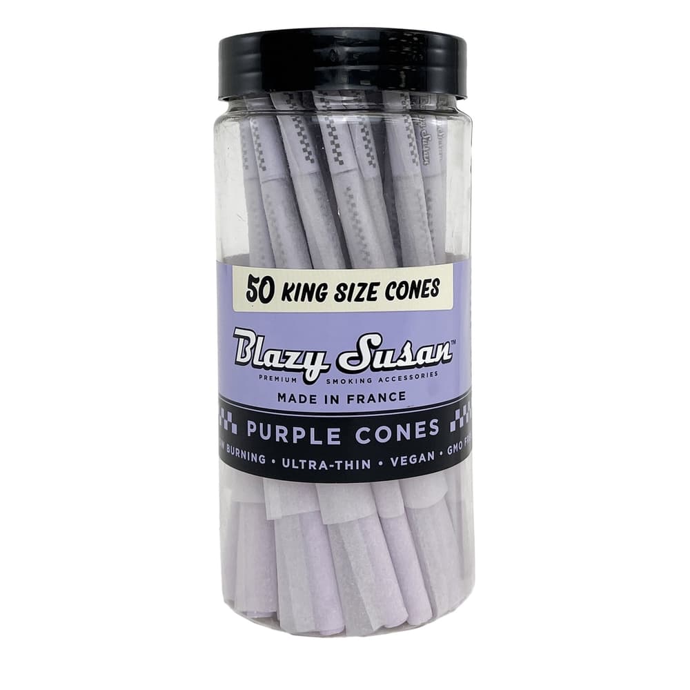 Blazy Susan Purple King Size Cones (50ct)