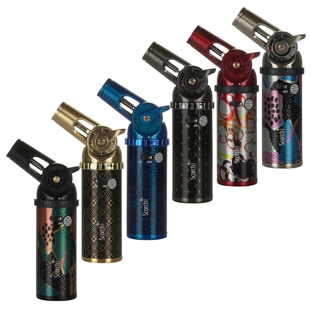 Scorch Torch 61822 5.25" Powerful Single Torch (Display of 9)