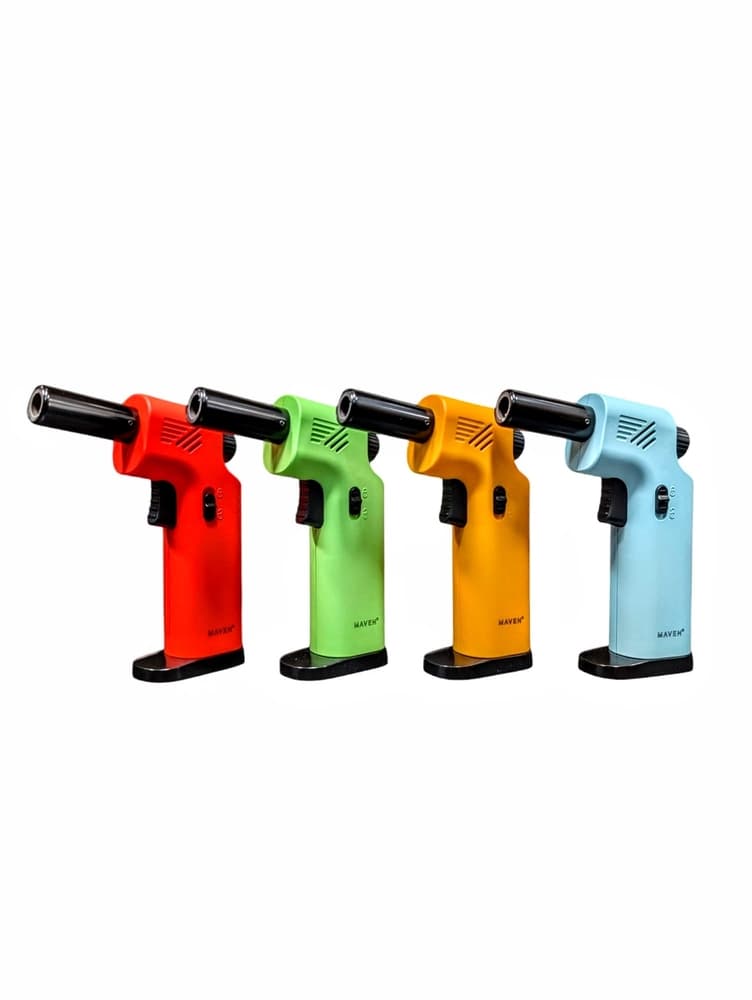 Maven Cyclone Windproof Torch Lighters (Display of 4)