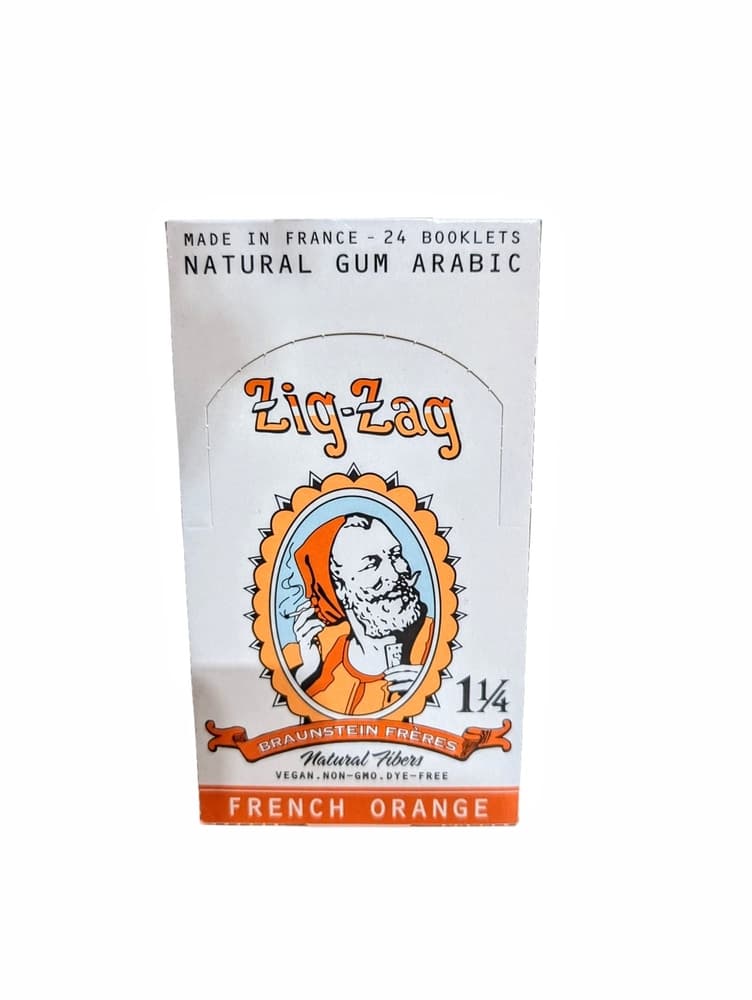 Zig-Zag French Orange Paper (24 Booklets) (1 1/4)