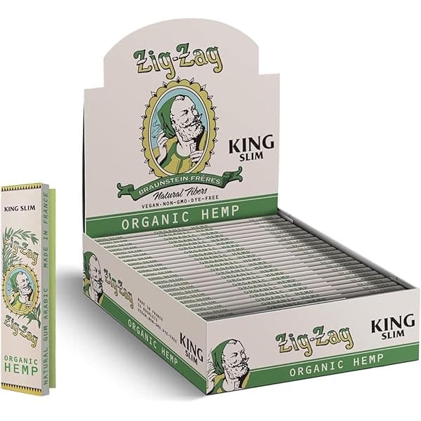 Zig-Zag Organic Hemp King Slim (24 booklets)